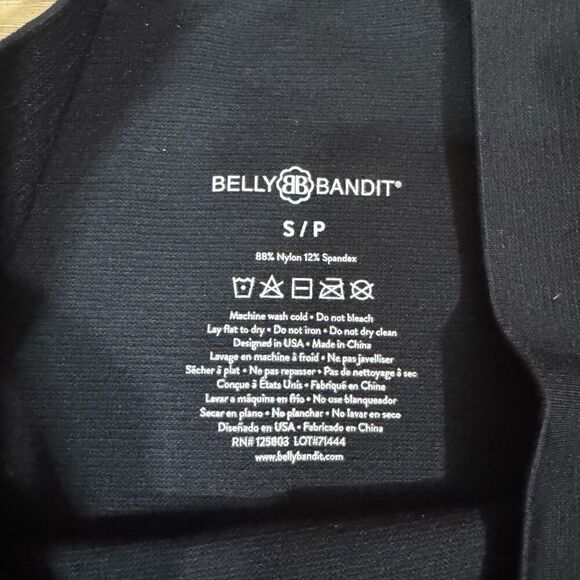 Belly Bandit Women's S Ultra High Waist Leggings Black Maternity Post Partum - Picture 4 of 6